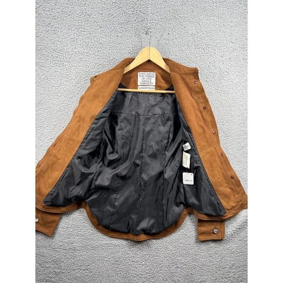 Free People Dancassab Maria Jacket Size Small Brown Suede Leather $880 - Picture 4 of 11